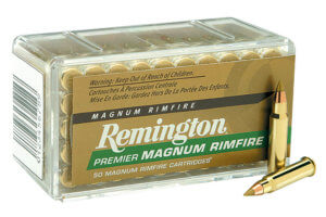 Remington Ammunition 28464 Premier Magnum Rimfire 17 HMR 17 gr AccuTip V 50rd Box/ 40 Cs Remington Ammunition 28464 Premier Magnum Rimfire 17 HMR 17 gr AccuTip V 50rd Box/ 40 Cs