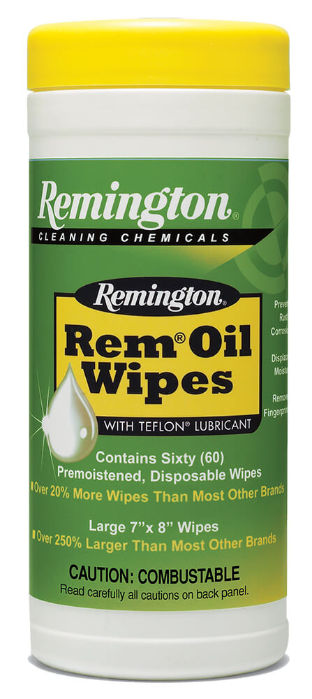 Remington Accessories 18384 Rem Oil Wipes Cleans/Lubricates/Protects 60 Count Remington Accessories 18384 Rem Oil Wipes Cleans/Lubricates/Protects 60 Count