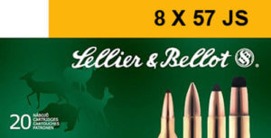 Sellier & Bellot SB857JSA Rifle 8mm Mauser 196 gr Full Metal Jacket 20rd Box Sellier & Bellot SB857JSA Rifle 8mm Mauser 196 gr Full Metal Jacket 20rd Box