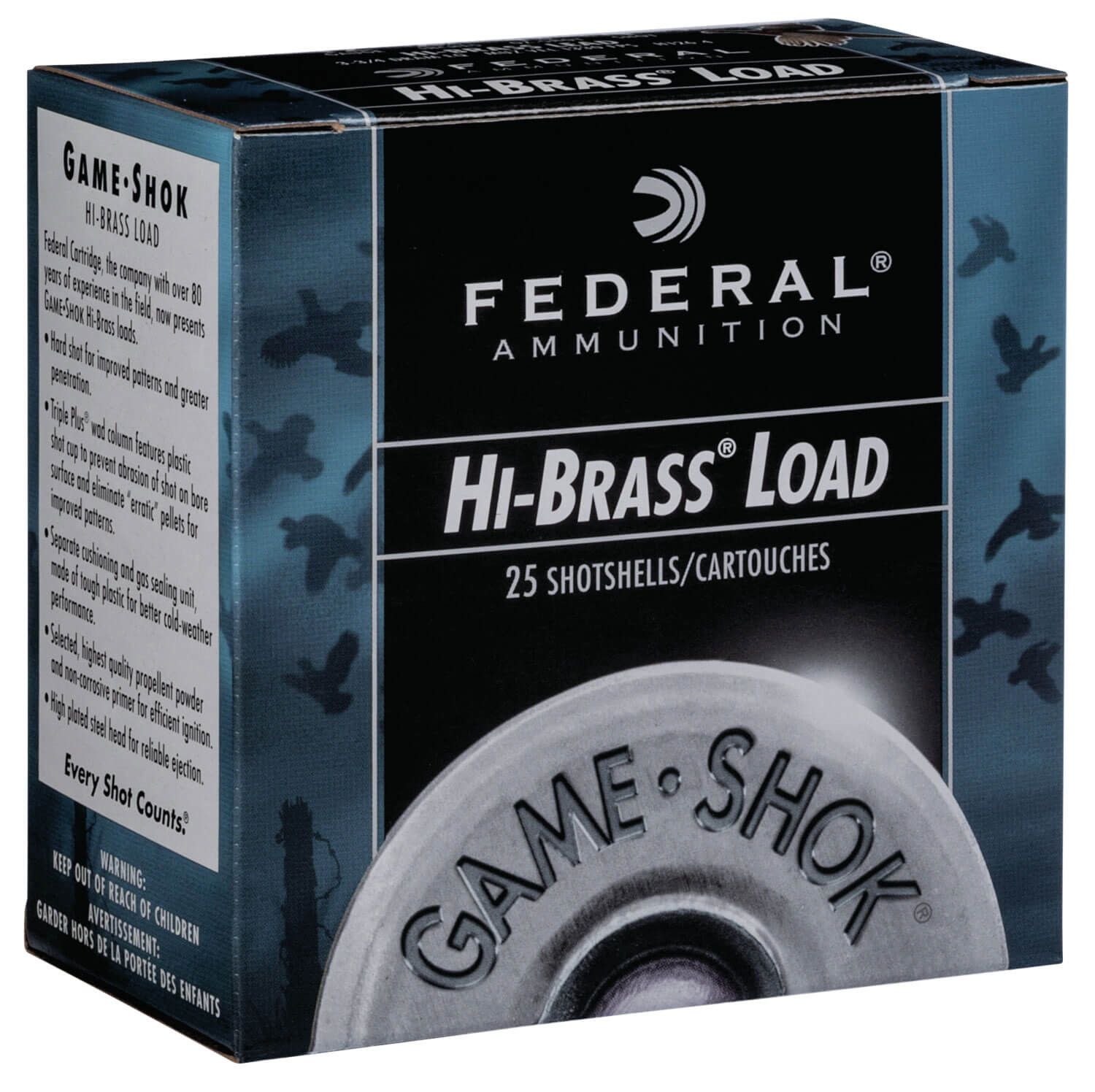 Federal H1265 Game-Shok High Brass 12Gauge 2.75″ 1 1/4oz 5Shot 25rd Box Federal H1265 Game-Shok High Brass 12Gauge 2.75″ 1 1/4oz 5Shot 25rd Box