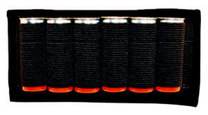 GrovTec US Inc GTAC87 Belt Slide  Nylon w/Elastic Loops Capacity 6rd Shotgun Belt Slide Mount 2.25″ Belt