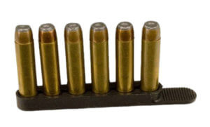 DeSantis Gunhide T11BAZZZ0 Swift Strip  made of Polymer with Black Finish for 38 Special  357 Mag S&W J Frame Holds up to 6rds