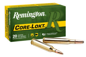 Remington Ammunition 27941 Core-Lokt  450 Bushmaster 300 gr Pointed Soft Point Core Lokt 20rd Box