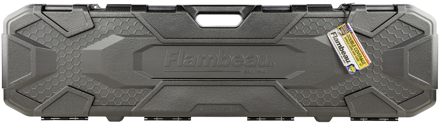 Flambeau 5013SN Double Coverage Single Gun Case Black Polymer 50″ Scoped Rifle Or Shotgun Flambeau 5013SN Double Coverage Single Gun Case Black Polymer 50″ Scoped Rifle Or Shotgun