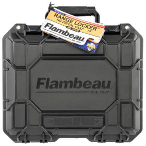 Flambeau 1312SN Range Locker HD Pistol Case Black Polymer Holds Full Size/Multiple Compact Handguns Flambeau 1312SN Range Locker HD Pistol Case Black Polymer Holds Full Size/Multiple Compact Handguns