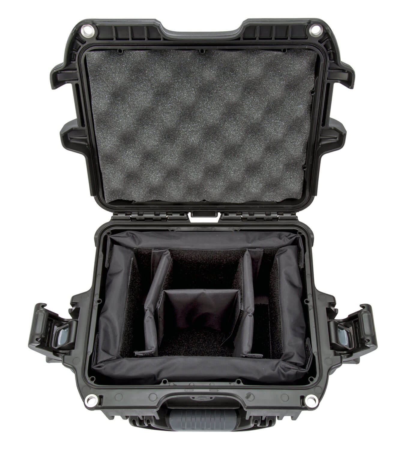 Nanuk 9081001 908 Waterproof Black Resin with Foam Padding & Airline Approved 9.50″ L x 7.50″ W x 7.50″ H Interior Dimensions Nanuk 9081001 908 Waterproof Black Resin with Foam Padding & Airline Approved 9.50″ L x 7.50″ W x 7.50″ H Interior Dimensions