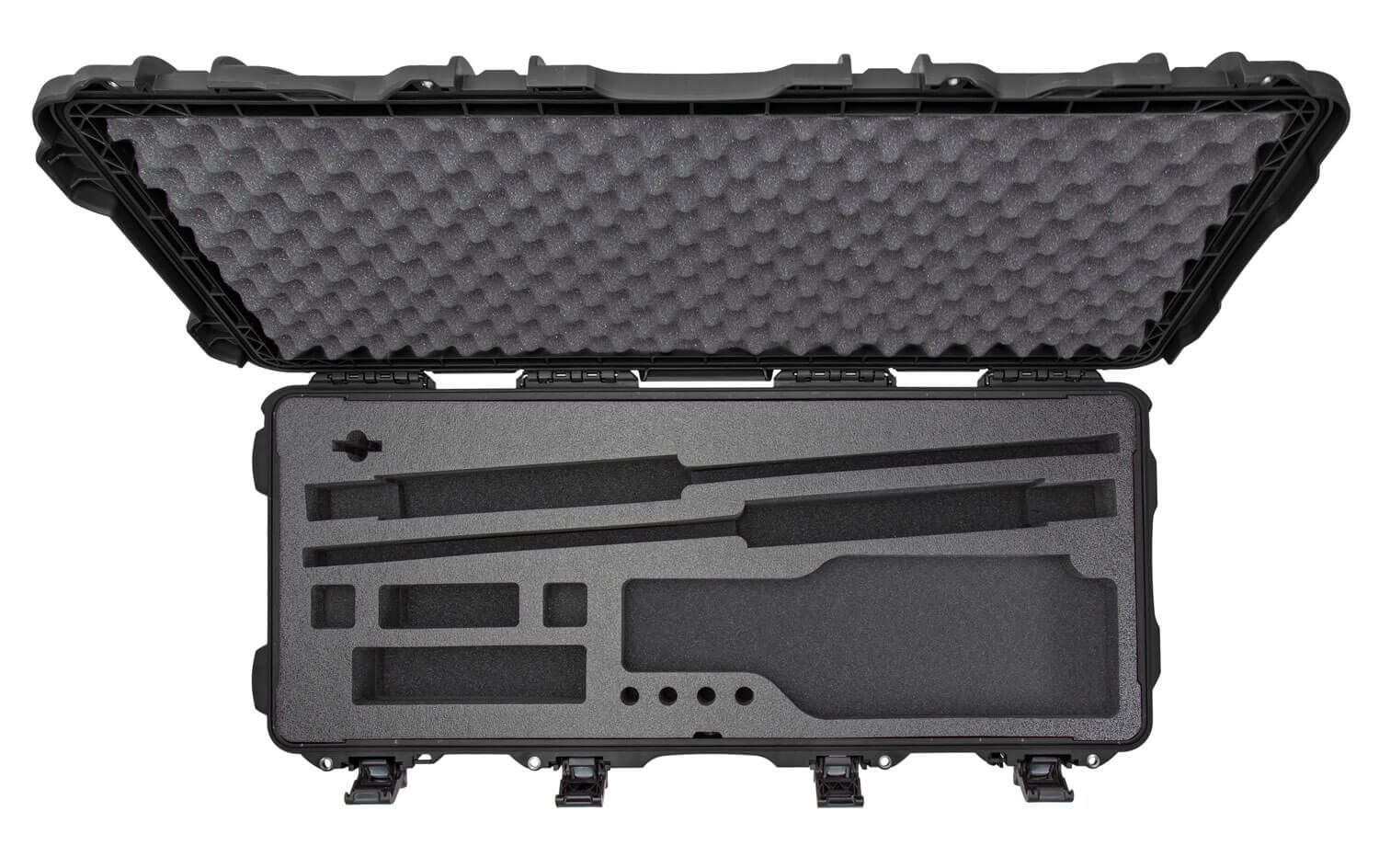 Nanuk 985TAK1 985 Takedown Case Waterproof Black NK-7 Resin w/ Foam Padding Wheels & Handle Nanuk 985TAK1 985 Takedown Case Waterproof Black NK-7 Resin w/ Foam Padding Wheels & Handle