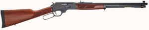 Henry H009GL Side Gate  30-30 Win Caliber with 5+1 Capacity  20″ Barrel  Overall Blued Metal Finish  American Walnut Stock & Large Loop  Right Hand (Full Size)
