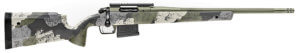 Springfield Armory BAW9206CMG Model 2020 Waypoint 6mm Creedmoor 5+1 20″ Mil-Spec Green Cerakote Fluted Barrel  Mil-Spec Green Cerakote Picatinny Rail Stainless Steel Receiver  Evergreen Camo Fixed Carbon Fiber Stock