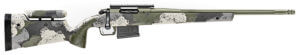 Springfield Armory BAW9206CMGA Model 2020 Waypoint 6mm Creedmoor 5+1 20″ Mil-Spec Green Cerakote Fluted Barrel  Mil-Spec Green Cerakote Picatinny Rail Stainless Steel Receiver  Evergreen Camo Fixed Carbon Fiber Stock