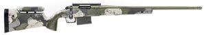 Springfield Armory BAW92265CMGA Model 2020 Waypoint Full Size 6.5 Creedmoor 5+1 22″ Mil-Spec Green Cerakote Fluted Barrel  Mil-Spec Green Cerakote Picatinny Rail Receiver  Evergreen Camo Adj Comb w/M-LOK Carbon Fiber Stock  Right Hand