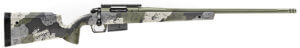 Springfield Armory BAW92465PRCG Model 2020 Waypoint 6.5 PRC 3+1 24″ Mil-Spec Green Cerakote Fluted Barrel  Mil-Spec Green Cerakote Picatinny Rail Stainless Steel Receiver  Evergreen Camo Hybrid Profile w/M-LOK Fixed Carbon Fiber Stock