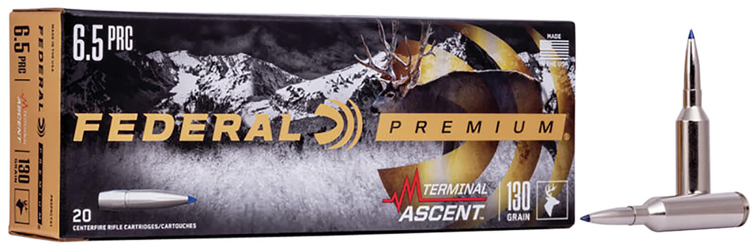 Federal P65PRCTC1 Premium 6.5PRC 120gr Trophy Copper 20rd Box Federal P65PRCTC1 Premium 6.5PRC 120gr Trophy Copper 20rd Box