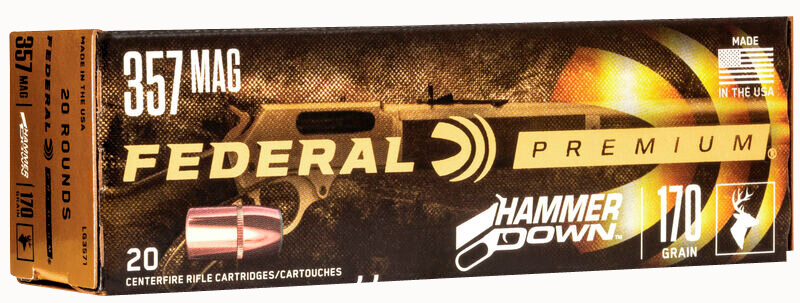 Federal LG35R1 Premium HammerDown 35Rem 220gr Bonded Hollow Point 20rd Box Federal LG35R1 Premium HammerDown 35Rem 220gr Bonded Hollow Point 20rd Box