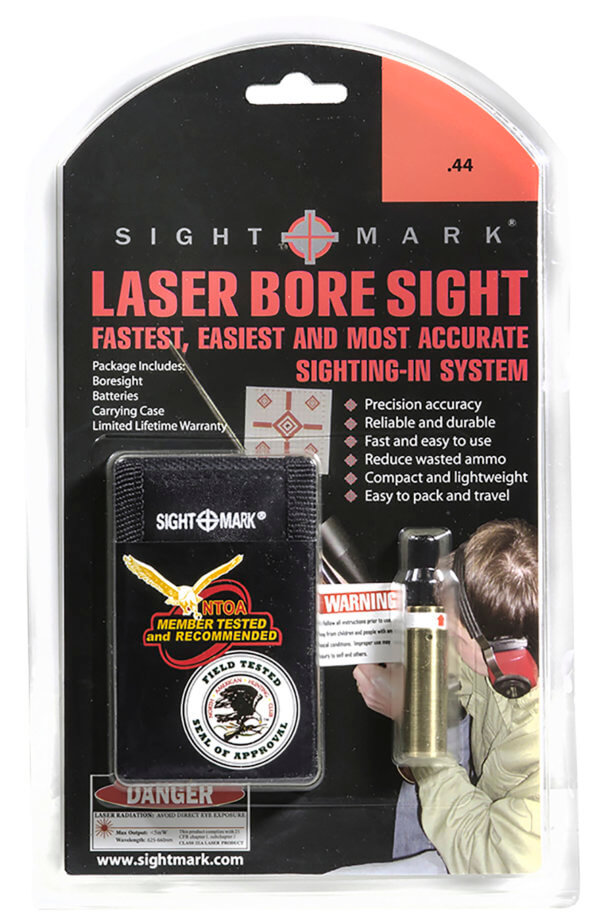 Sightmark SM39019 Boresight Red Laser for 44 Mag Brass Includes Battery Pack & Carrying Case Sightmark SM39019 Boresight Red Laser for 44 Mag Brass Includes Battery Pack & Carrying Case