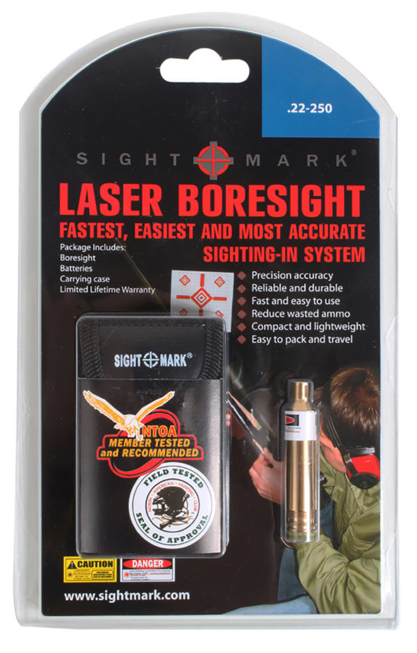 Sightmark SM39020 Boresight Red Laser for 22-250 Rem 6.5 Creedmoor Brass Includes Battery Pack & Carrying Case Sightmark SM39020 Boresight Red Laser for 22-250 Rem 6.5 Creedmoor Brass Includes Battery Pack & Carrying Case