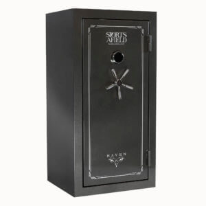 Sports Afield SECSA5930HX Haven  Electronic Keypad/Key Entry Dark Gray Metallic Steel Holds 36 + 6 59″ H x 30″ W x 25″ D Fireproof- Yes