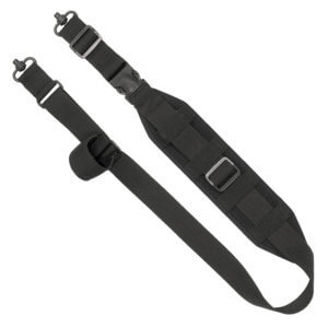 GrovTec US Inc GTSL133 QS Heavy Gunner with Black Finish 3″ W Adjustable Design & 1.50″ Push Button Swivels for Rifle/Shotgun GrovTec US Inc GTSL133 QS Heavy Gunner with Black Finish 3″ W Adjustable Design & 1.50″ Push Button Swivels for Rifle/Shotgun