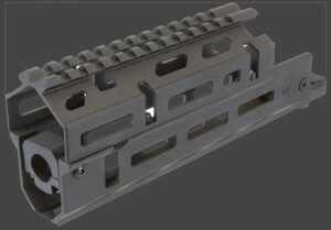 Aim Sports MMAK02 Russian Handguard Short & Drop-in M-LOK 2-Piece Style Made of 6061-T6 Aluminum with Black Anodized Finish for AK-47 Aim Sports MMAK02 Russian Handguard Short & Drop-in M-LOK 2-Piece Style Made of 6061-T6 Aluminum with Black Anodized Finish for AK-47
