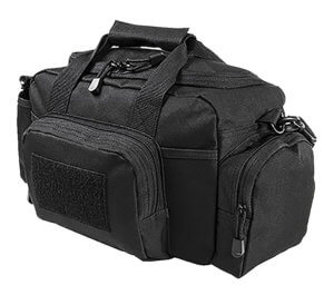 NcStar CVSRB2985B VISM Range Bag with Small Size  Side Pockets  PALs Webbing  Carry Handles  Pockets & Black Finish