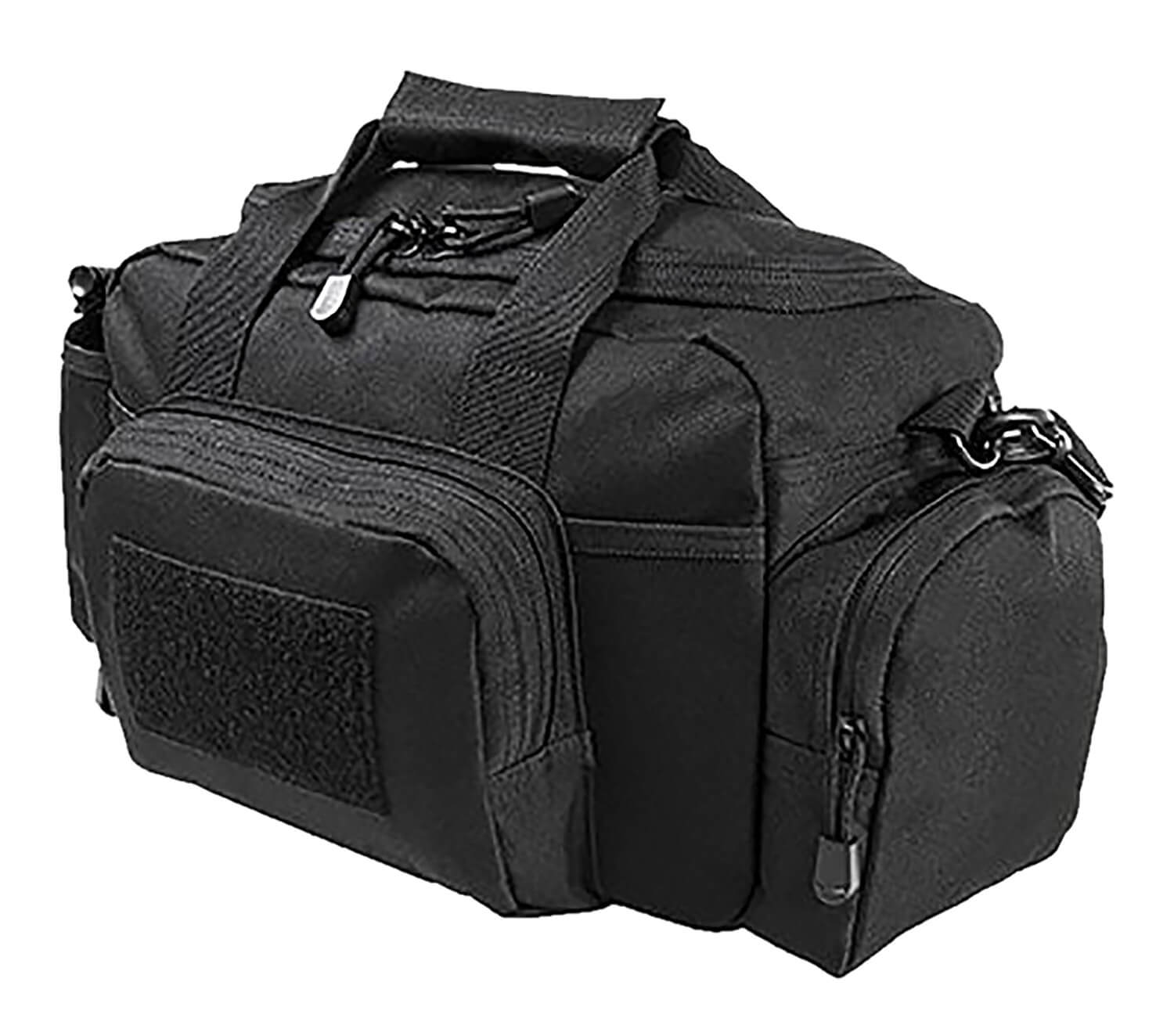 NcStar CVSRB2985B VISM Range Bag with Small Size Side Pockets PALs Webbing Carry Handles Pockets & Black Finish NcStar CVSRB2985B VISM Range Bag with Small Size Side Pockets PALs Webbing Carry Handles Pockets & Black Finish