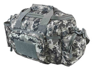 NcStar CVSRB2985D VISM Range Bag with Small Size  Side Pockets  PALs Webbing  Carry Handles  Pockets & Digital Camouflage Finish