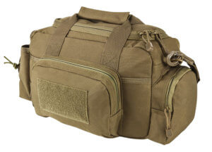 NcStar CVSRB2985T VISM Range Bag with Small Size  Side Pockets  PALs Webbing  Carry Handles  Pockets & Tan Finish