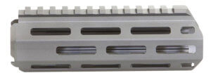 Q LLC 6HBMLOKHGKIT Handguard  M-LOK Aluminum Gray Q LLC Honey Badger 6″