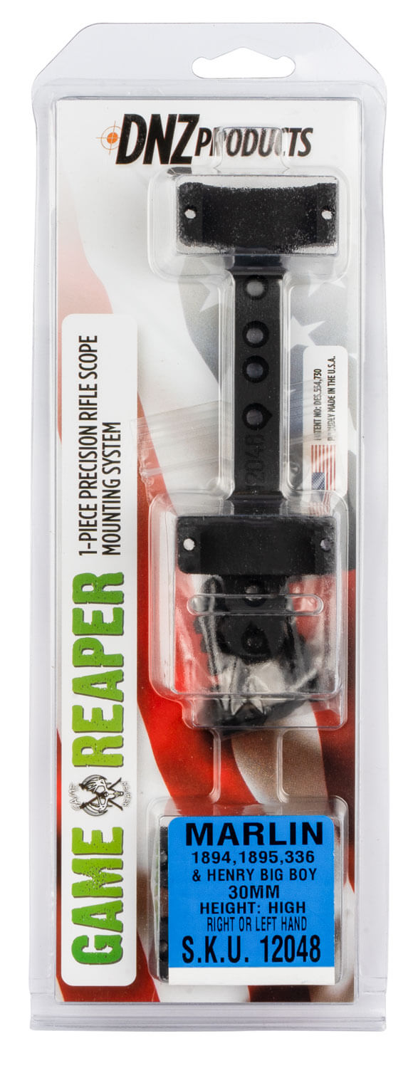 DNZ 12048 Game Reaper-Marlin Scope Mount/Ring Combo Matte Black 30mm