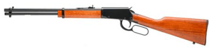Rossi RL22181WD Rio Bravo  Lever Action 22 LR Caliber with 15+1 Capacity  18″ Round Barrel  Polished Black Metal Finish & German Beechwood Stock Right Hand (Full Size)