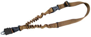 Tacshield T6010CY Shock Sling made of Coyote Webbing with Double QRB & Single-Point Design for Rifle/Shotgun Tacshield T6010CY Shock Sling made of Coyote Webbing with Double QRB & Single-Point Design for Rifle/Shotgun