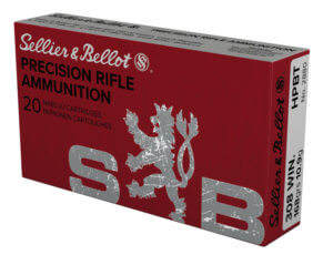 Sellier & Bellot SB308G Rifle 308 Win 168 gr Hollow Point Boat Tail 20rd Box Sellier & Bellot SB308G Rifle 308 Win 168 gr Hollow Point Boat Tail 20rd Box