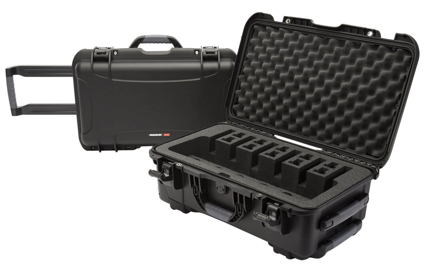 Nanuk 9356UP1 935 6 Up Pistol Case Black Polymer w/ Closed-Cell Foam Padding 22″ L x 14″ W x 9″ H Interior Dimensions Nanuk 9356UP1 935 6 Up Pistol Case Black Polymer w/ Closed-Cell Foam Padding 22″ L x 14″ W x 9″ H Interior Dimensions