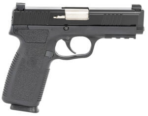 Kahr Arms TP90S94N TP9-2 9mm Luger Caliber with 4″ Barrel 8+1 Capacity Black Finish Picatinny Rail Frame Serrated Matte Black Stainless Steel Slide Textured Polymer Grip & TruGlo Night Sights Kahr Arms TP90S94N TP9-2 9mm Luger Caliber with 4″ Barrel 8+1 Capacity Black Finish Picatinny Rail Frame Serrated Matte Black Stainless Steel Slide Textured Polymer Grip & TruGlo Night Sights
