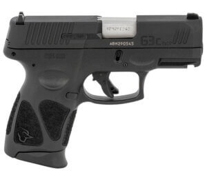 Taurus 1G3C931MA G3C *MA Compliant Compact Frame 9mm Luger 10+1 3.26″ Matte Stainless Steel Barrel  Matte Black Tenifer Steel Slide  Black Polymer Frame w/Picatinny Rail  Black Polymer Grip  Right Hand