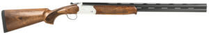 ATI ATIGKOF12SVE26 Cavalry SVE 12 Gauge 3″ 2rd 26″ Blued O/U Barrel  Silver Engraved Metal Finish  Oiled Turkish Walnut Stock  Ejector  5 Chokes