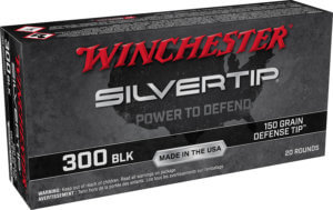 Winchester Ammo W300ST Silvertip 300 Blackout 150 gr Defense Tip 20rd Box Winchester Ammo W300ST Silvertip 300 Blackout 150 gr Defense Tip 20rd Box