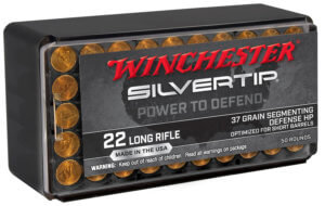 Winchester Ammo W22LRST Silvertip  22 LR 37 gr Silvertip Hollow Point 50rd Box