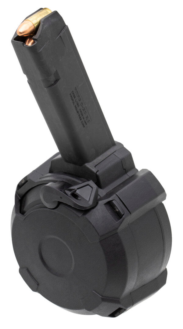 Magpul MAG1181BLK PMAG Black Drum 50rd 9mm Luger for H&K MP5/94 Magpul MAG1181BLK PMAG Black Drum 50rd 9mm Luger for H&K MP5/94