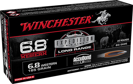 Winchester Ammo X68WCLF Copper Impact 6.8 Western 162 gr Copper Extreme Point Lead Free 20rd Box Winchester Ammo X68WCLF Copper Impact 6.8 Western 162 gr Copper Extreme Point Lead Free 20rd Box