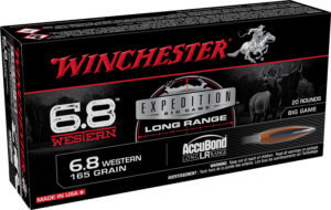 Winchester Ammo X68WCLF Copper Impact 6.8 Western 162 gr Copper Extreme Point Lead Free 20rd Box Winchester Ammo X68WCLF Copper Impact 6.8 Western 162 gr Copper Extreme Point Lead Free 20rd Box
