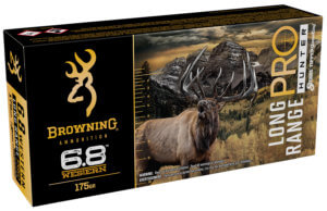 Browning Ammo B192500682 Long Range Pro Hunter 6.8Western 175gr Sierra Tipped GameKing 20rd Box