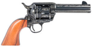 Pietta HF45LLE434NMBW 1873 Great Western II GunStuff Exclusive 45 Colt (Long Colt) 6rd 4.75″ Blued Engraved Steel Barrel & Cylinder Blued Engraved Steel Frame Walnut Grip Exposed Hammer Pietta HF45LLE434NMBW 1873 Great Western II GunStuff Exclusive 45 Colt (Long Colt) 6rd 4.75″ Blued Engraved Steel Barrel & Cylinder Blued Engraved Steel Frame Walnut Grip Exposed Hammer