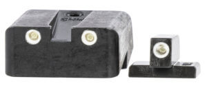 Meprolight USA 198103101  Self-Illuminated Black | Green Tritium Front Sight Green Tritium Rear Sight Set