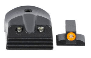 Meprolight USA 412183131 Hyper-Bright Black | Green Tritium with Orange Outline Front Sight Green Tritium with Black Outline Rear Sight Set Meprolight USA 412183131 Hyper-Bright Black | Green Tritium with Orange Outline Front Sight Green Tritium with Black Outline Rear Sight Set