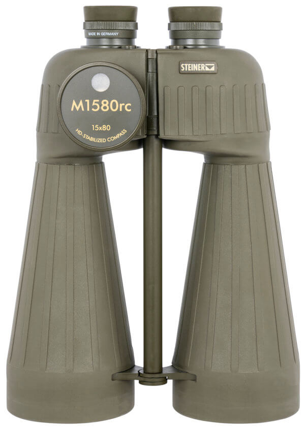 Steiner 2693 M1580 Reticle & Compass 15x80mm Range Finding Reticle Floating Prism Sports-Auto Focus OD Green Makrolon w/Rubber Armor Features Compass Steiner 2693 M1580 Reticle & Compass 15x80mm Range Finding Reticle Floating Prism Sports-Auto Focus OD Green Makrolon w/Rubber Armor Features Compass