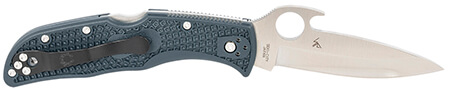 Spyderco C243PGYW Endela Lightweight 3.41″ Folding Clip Point Plain VG-10 SS Blade Blue/Gray FRN Handle Includes Pocket Clip Spyderco C243PGYW Endela Lightweight 3.41″ Folding Clip Point Plain VG-10 SS Blade Blue/Gray FRN Handle Includes Pocket Clip