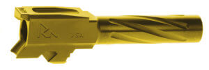 Rival Arms RARA20G301E Precision V1 Drop-In Barrel 9mm Luger 3.41″ Gold PVD Finish 416R Stainless Steel Material for Glock 43  43X