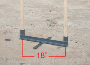 Birchwood Casey 1800MTS Metal Target Stand  Gray Metal 18″ Wide