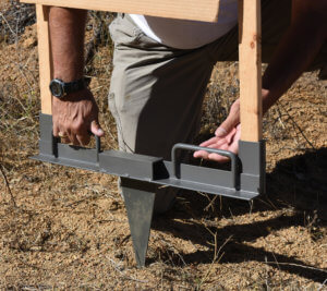 Birchwood Casey 2390MTS Metal Target Stand  With Spike  Holds 24″ Targets